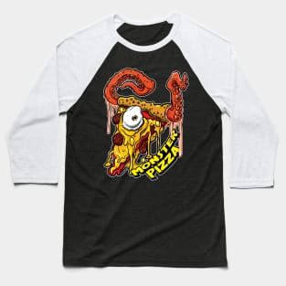 Monster Pizza Cyclops with tentacles Baseball T-Shirt